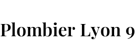 Plombier Lyon 9